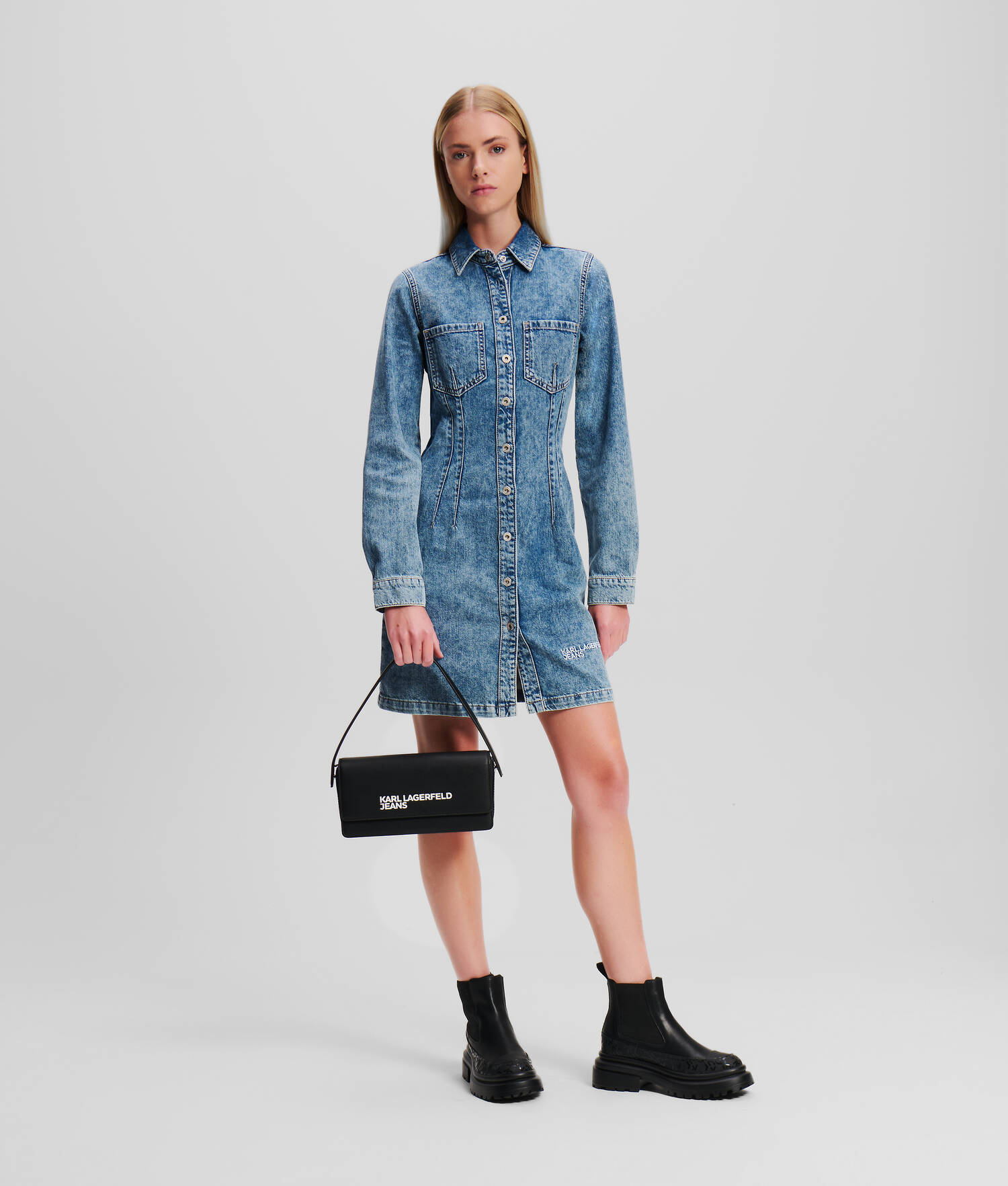 ROBE À MANCHES LONGUES KLJ