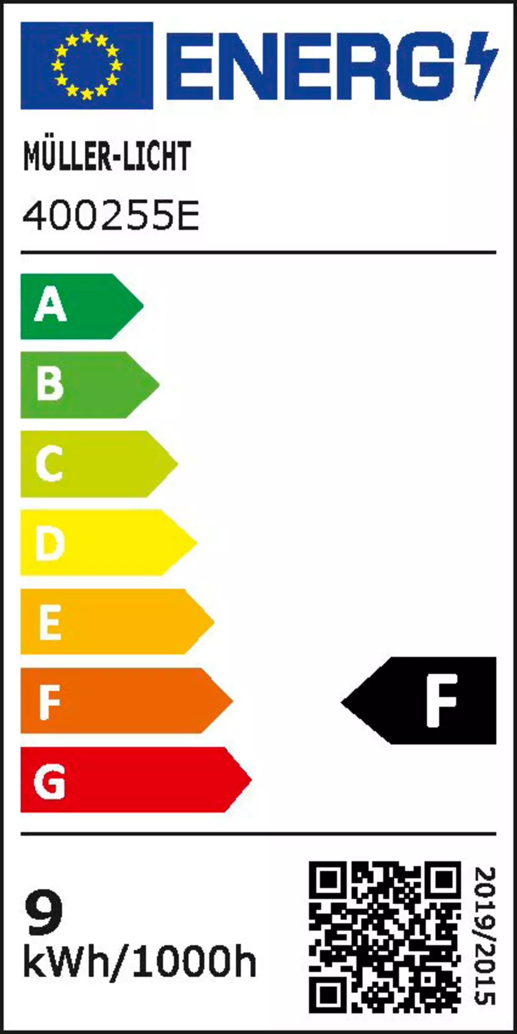 LED-Birne E27 / 8,5 Watt / Energie F