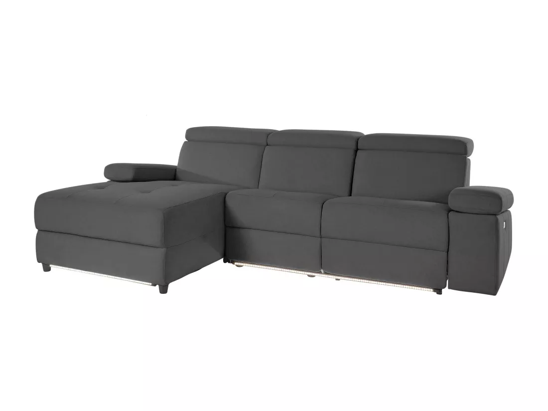 Canapé méridienne Rayland 3S L électrique