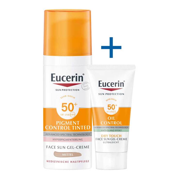 Eucerin Sun Fluid Pigment Control LSF 50 + mittel, 50 ml