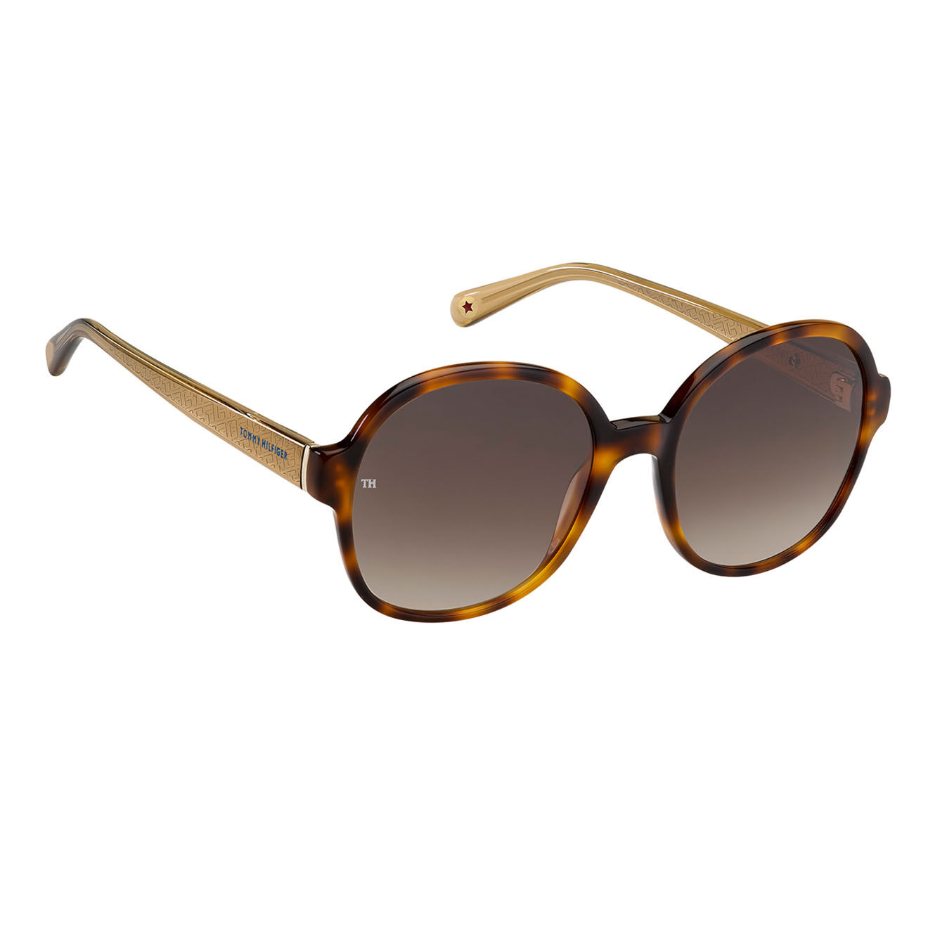 Tommy Hilfiger Lunettes de soleil Femme havane