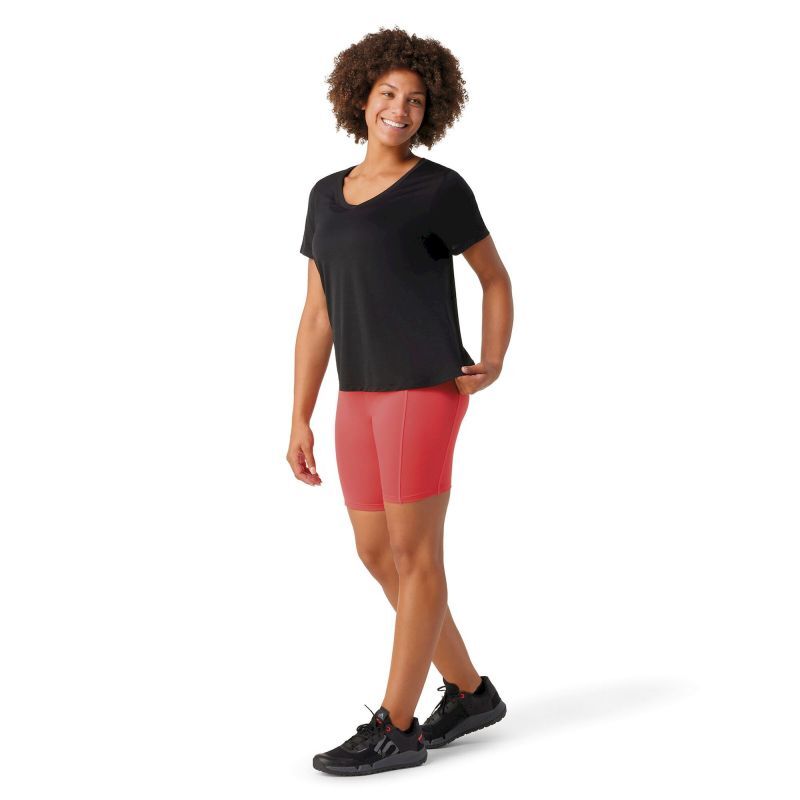 Active Ultralite V-Neck Short Sleeve - T-shirt en laine mérinos femme