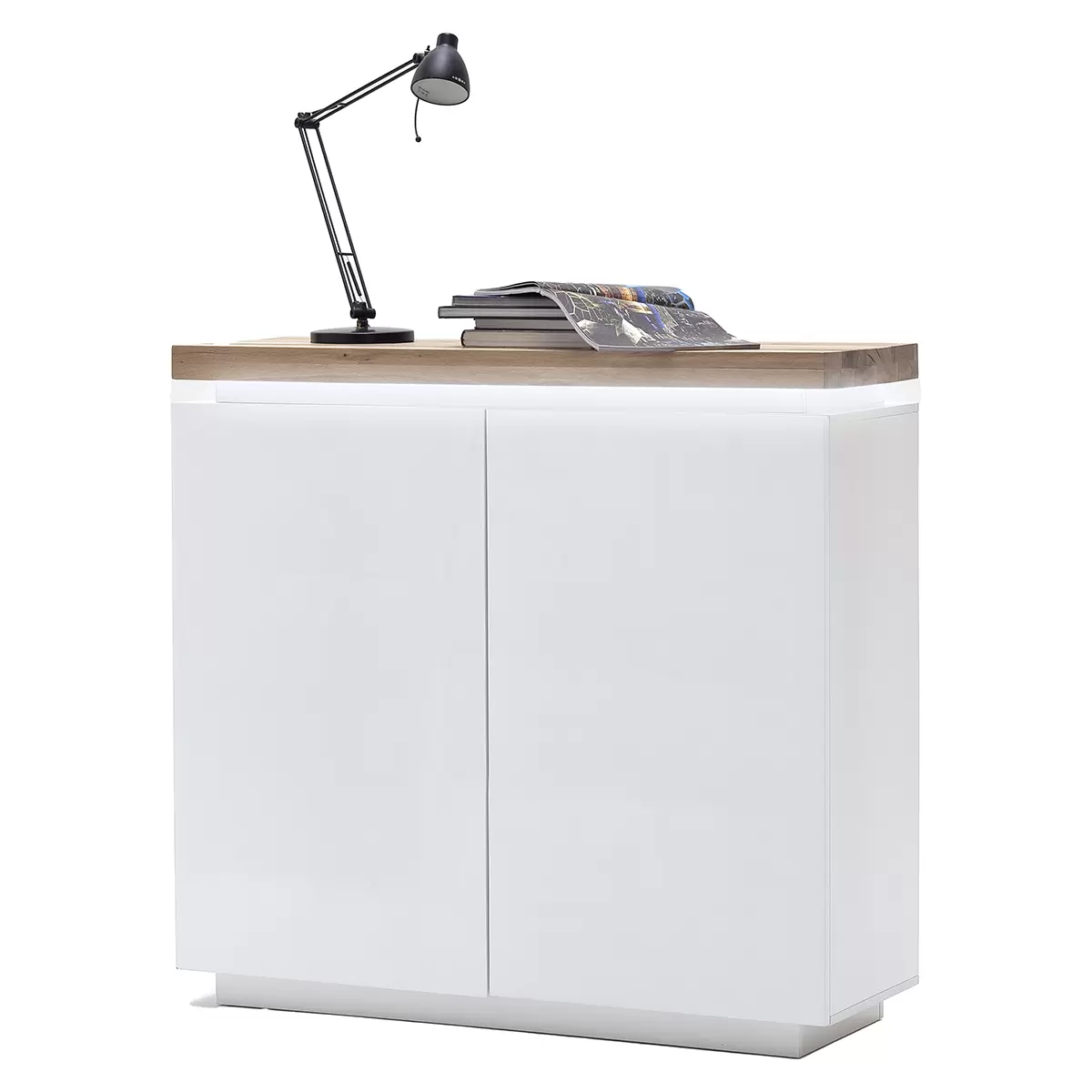 Kommode Romina Artisan Eiche,weiss