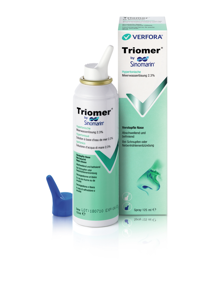 TRIOMER Nasenspray Sinomarin hypertonisch Spr 125 ml