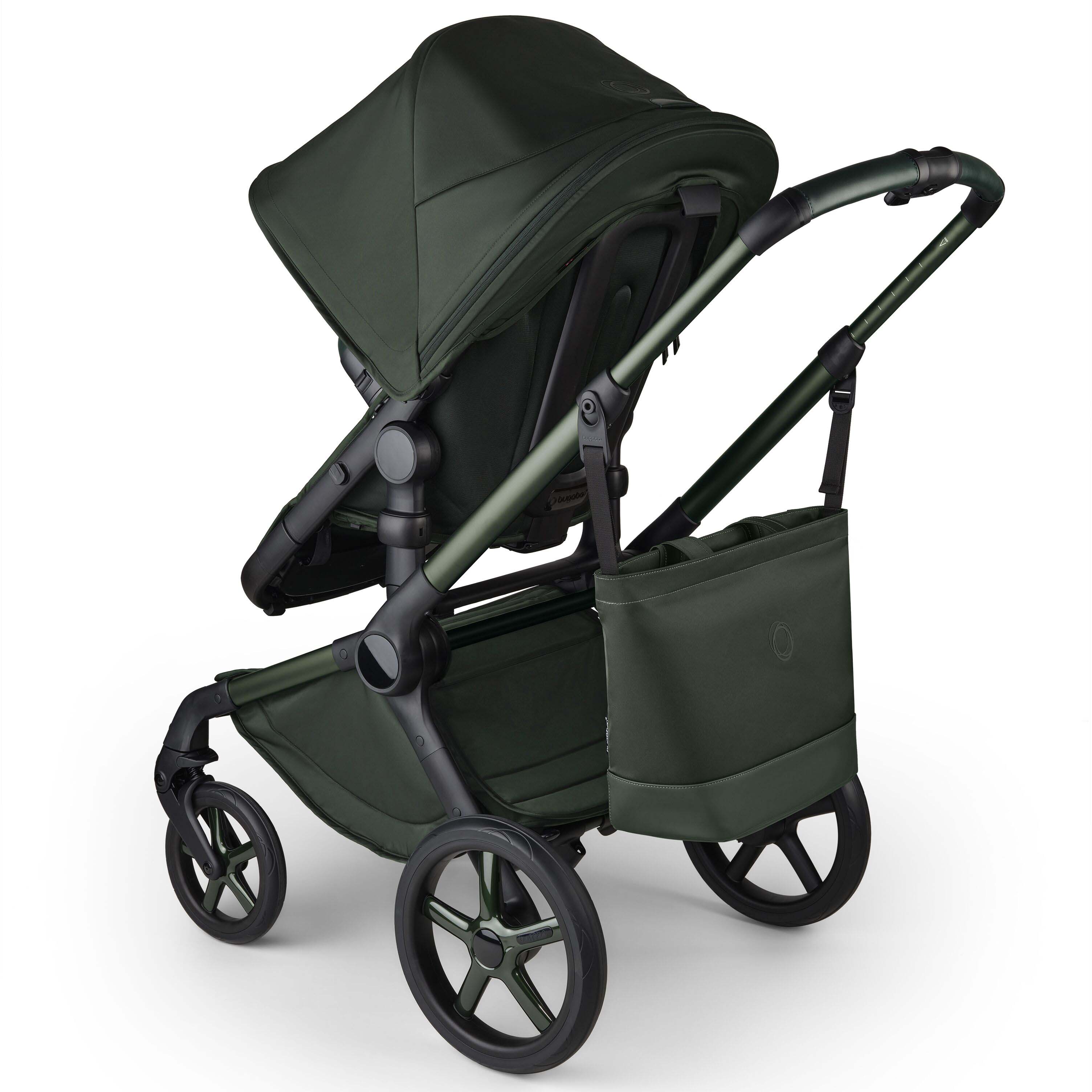 Bugaboo changing bag Noir Limited Edition Black Moonlight Midnight Green - luier