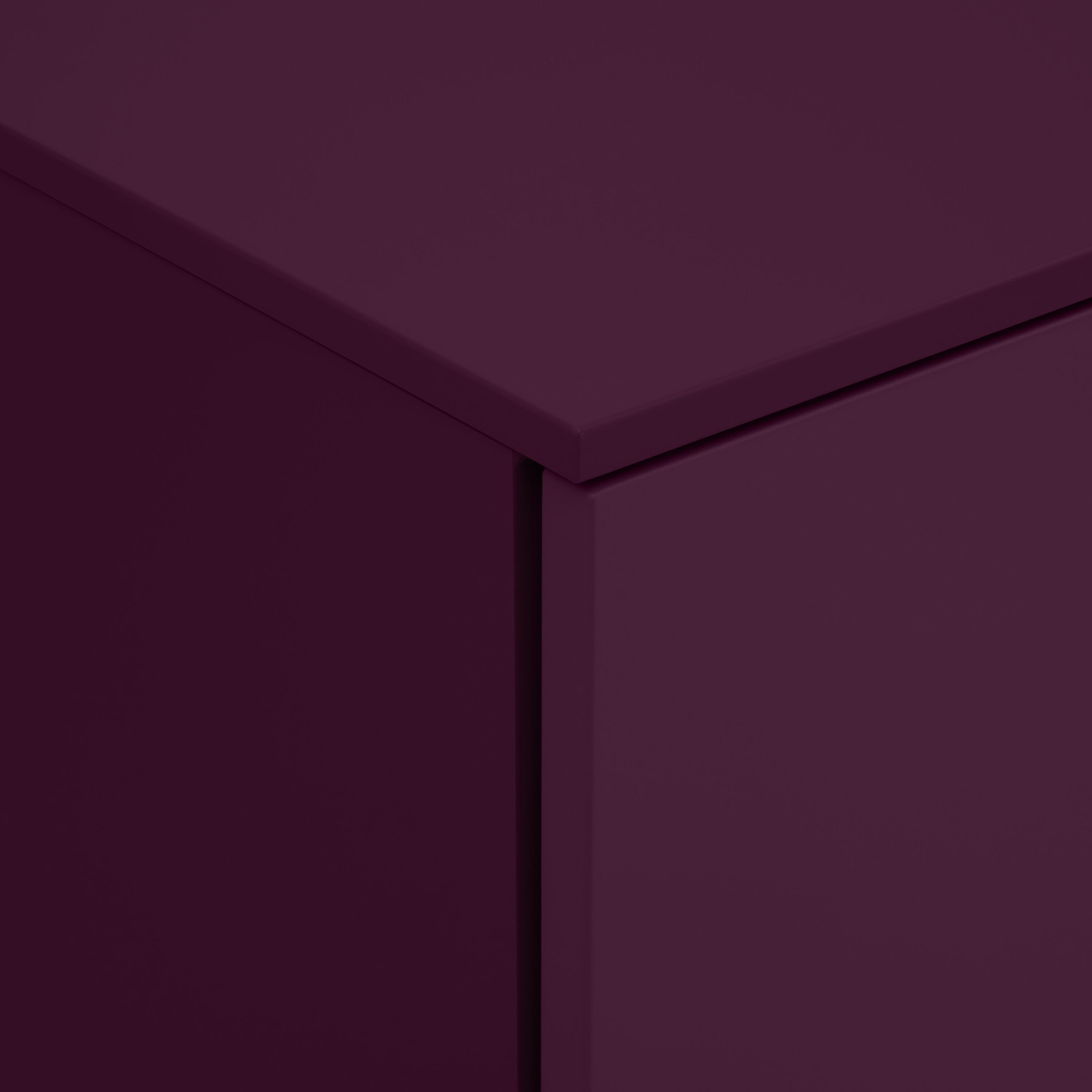 TILL Sideboard - Aubergine / B: 168.0 cm x T: 41.0 cm x H: 77.0 cm