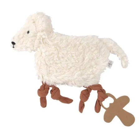 Lässig Schnuffeltuch Tiny Farmer Schaf Weiß