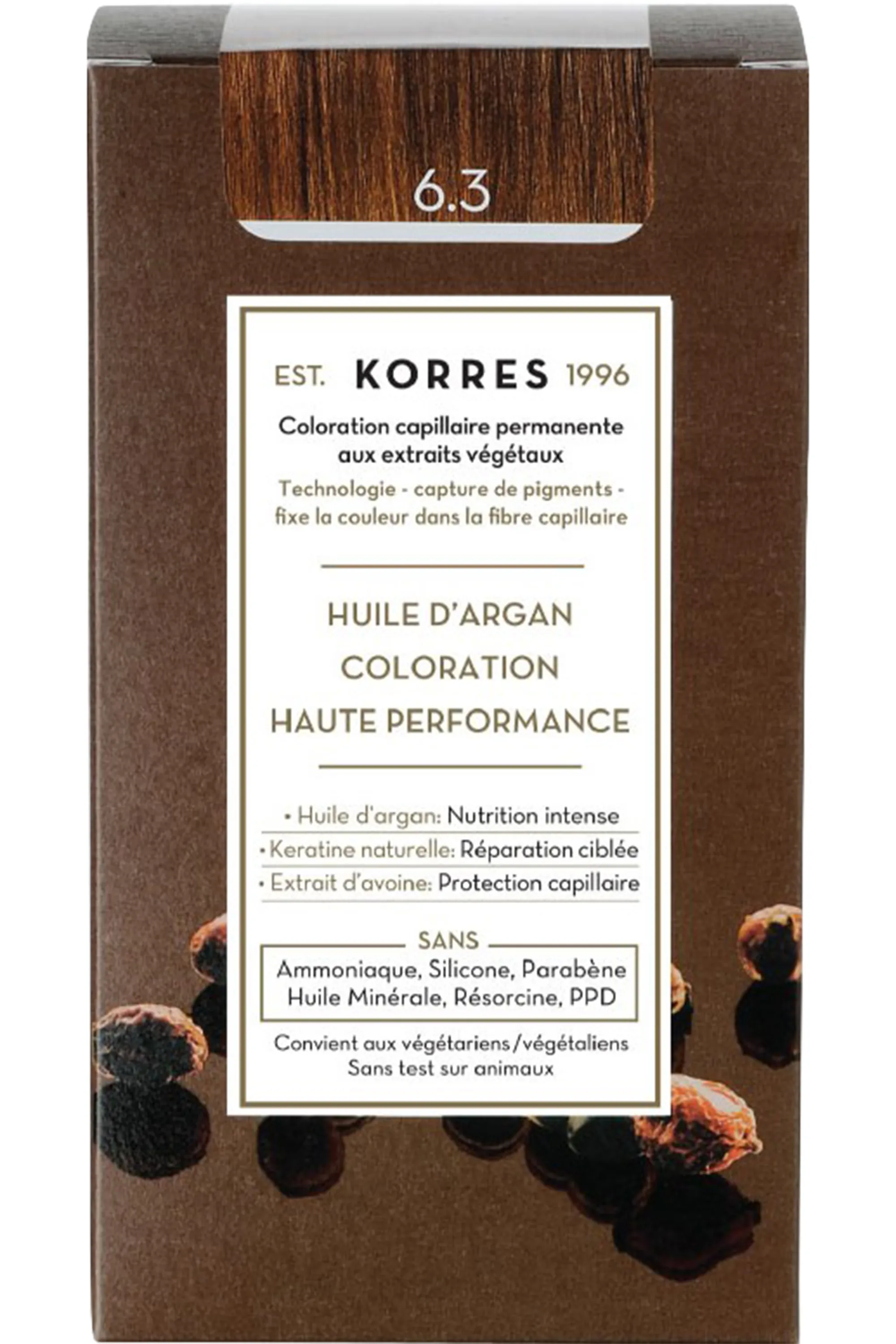 Korres Coloration permanente huile d’argan