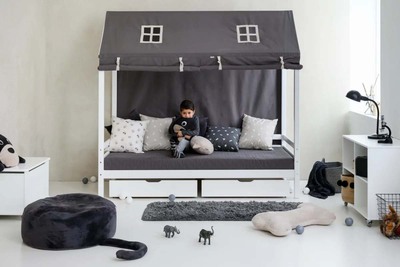 Hoppekids ECO Dream Husseng Modul, 90x200 cm, Hvit