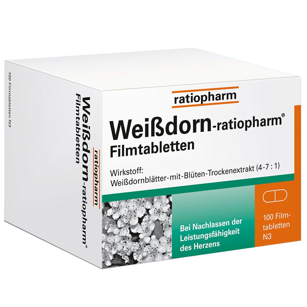 Weißdorn-ratiopharm® Filmtabletten