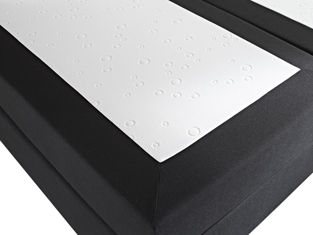 Boxspring Stof PRESIDENT 180 x 200 cm Zwart