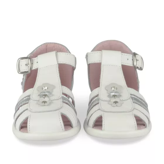Sandales BLANC NINI & GIRLS CUIR