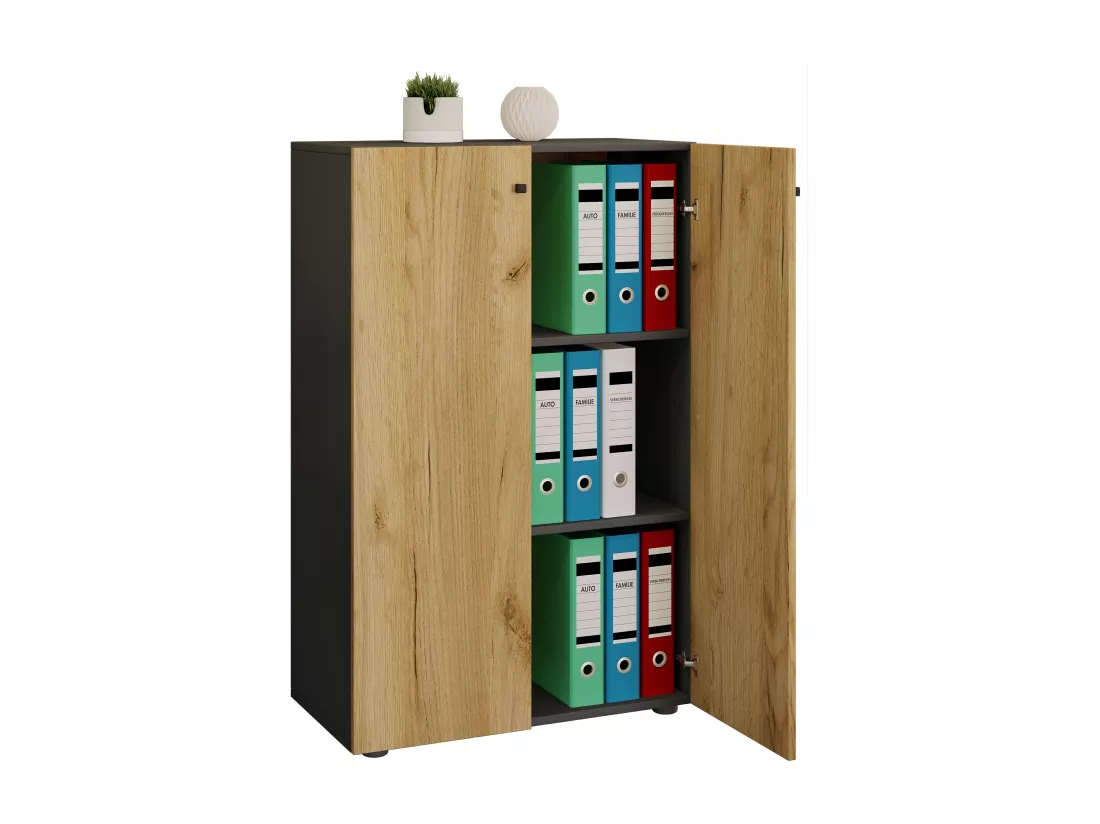 Armoire de bureau Armoire à dossiers Lona triple