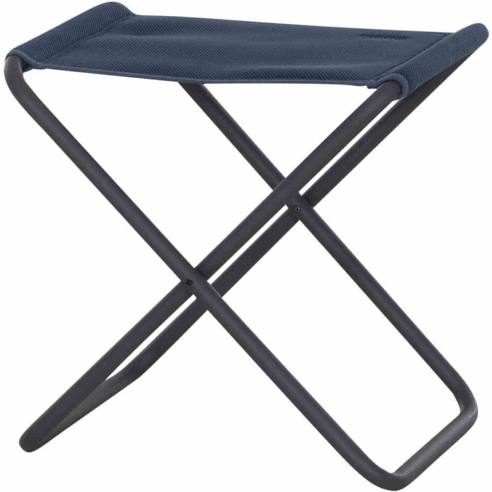 Campinghocker PREMIUM - anthrazit-blau - klappbar