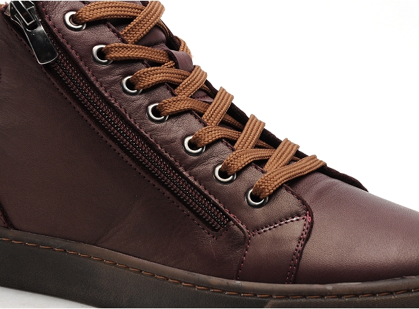 Cotemer boots bottine plates femme ewena bordeaux