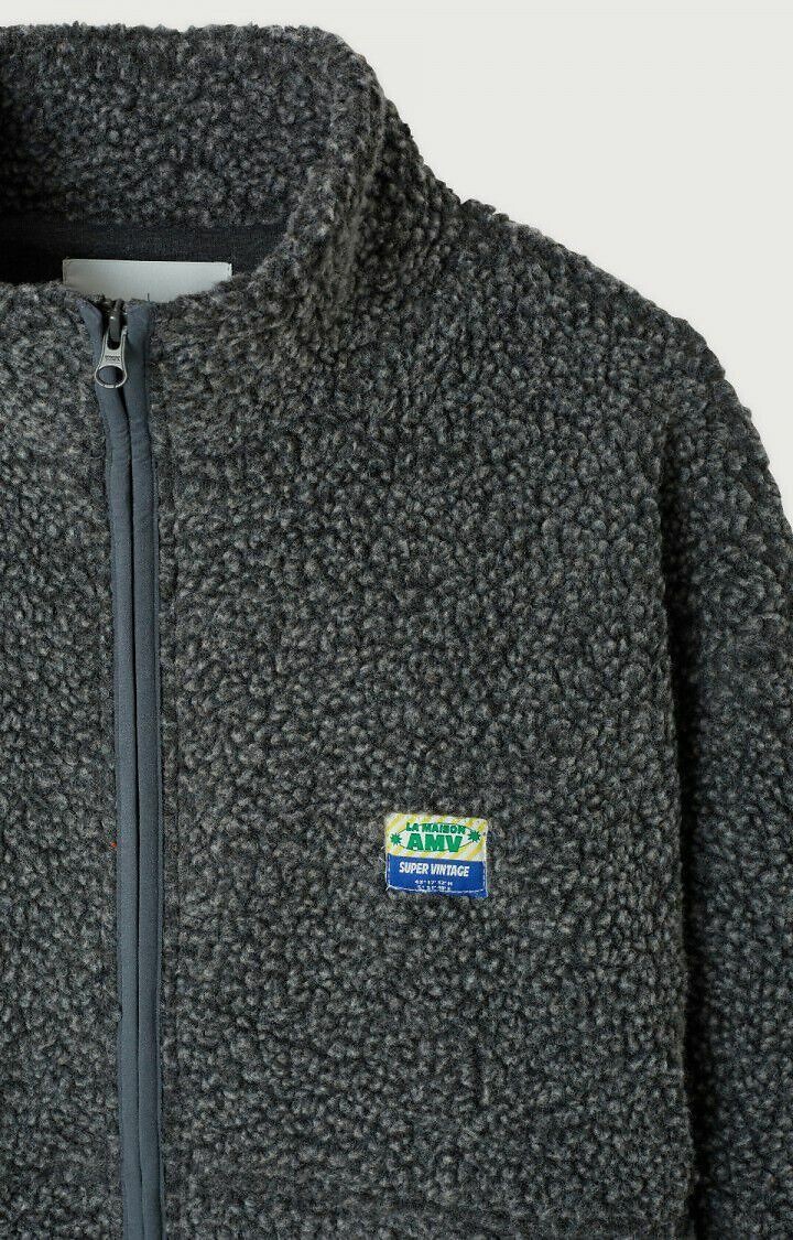 Jaqueta de manga comprida com gola alta, estilo americano vintage, HOKTOWN