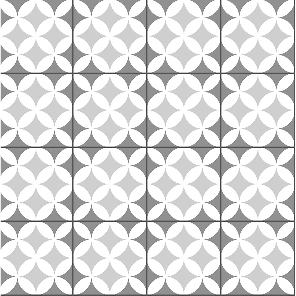 Carrelage adhésif 3D Odense gris 30.5x25cm