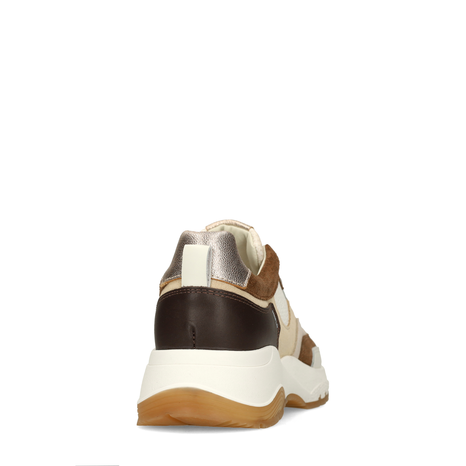 Bruine leren sneakers