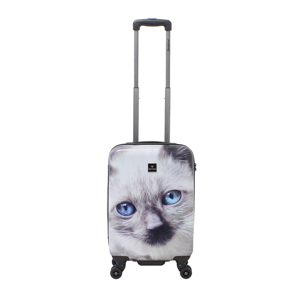 Saxoline White Cat 3-delige harde reiskofferset