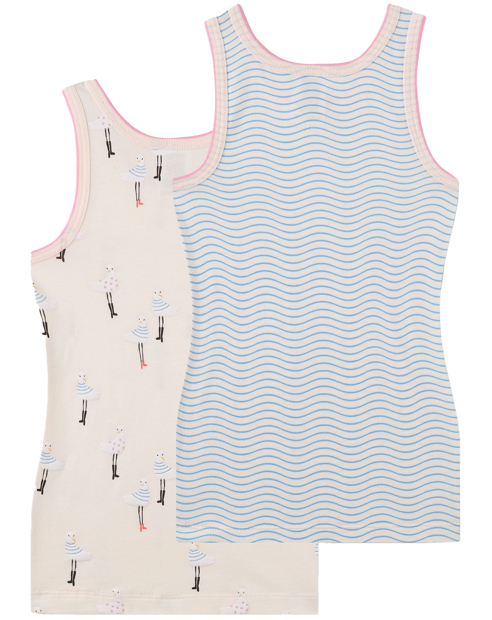 Unterhemd MÖWEN & RINGEL 2er Pack in sheer pink