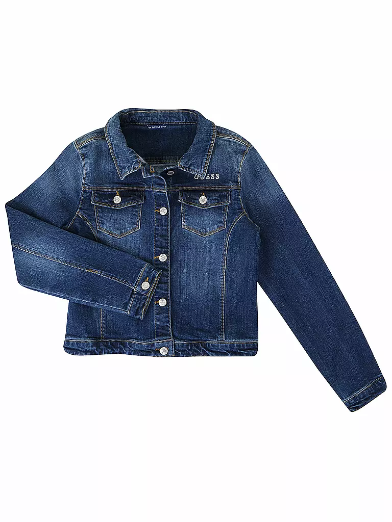 GUESS Mädchen Jeansjacke  blau