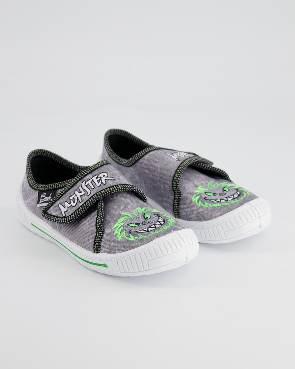 Beck 3057 Hausschuhe in Grau