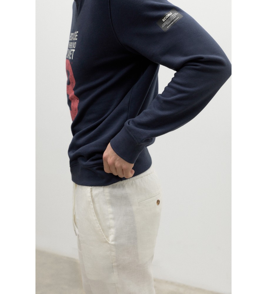 Moletom ECOALF Greatalf B azul marinho