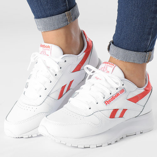 Baskets Classic Leather SP GW3795 Cloud White Semi Orange Flare