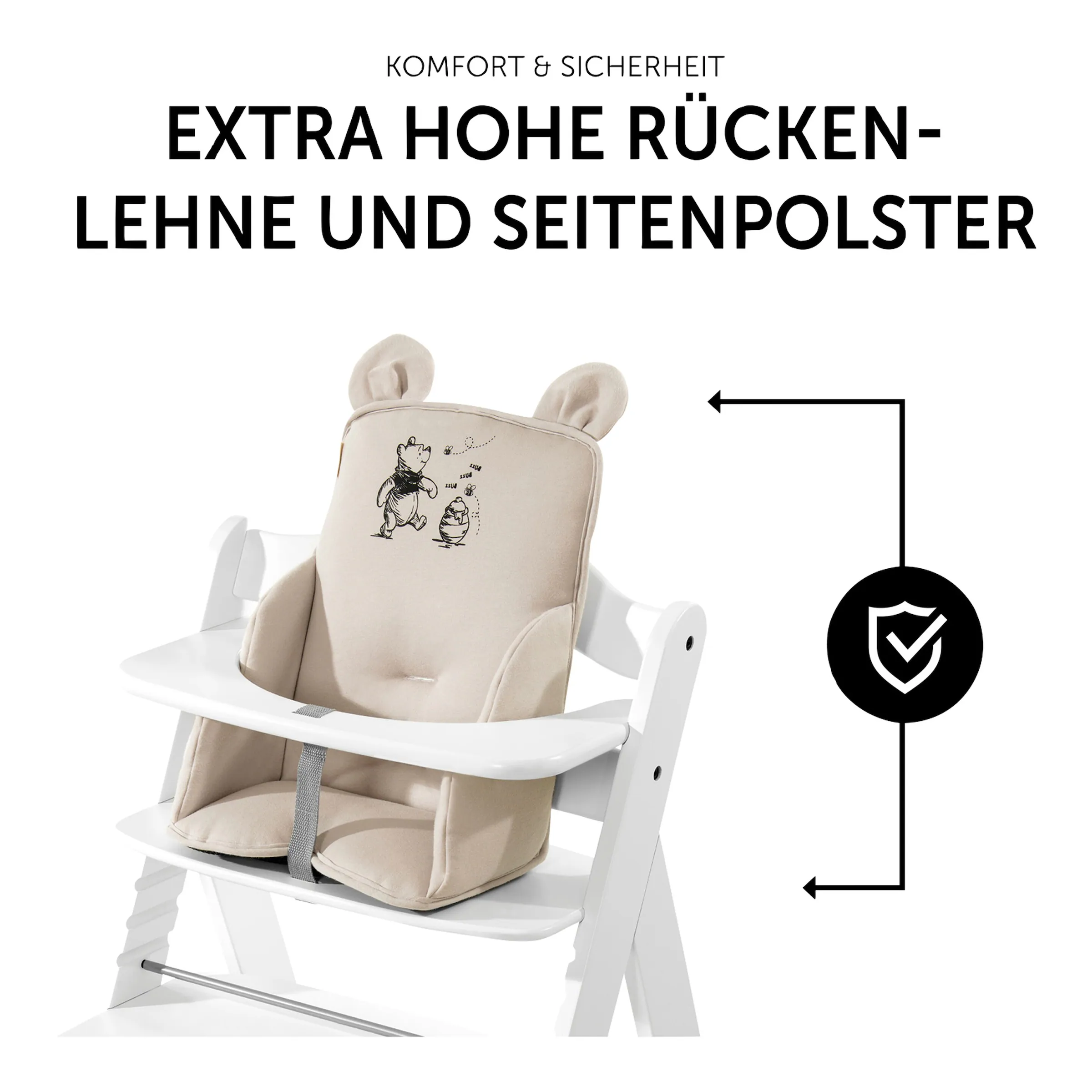 Hauck - DISNEY WINNIE PUUH Sitzkissen Alpha Cosy Select