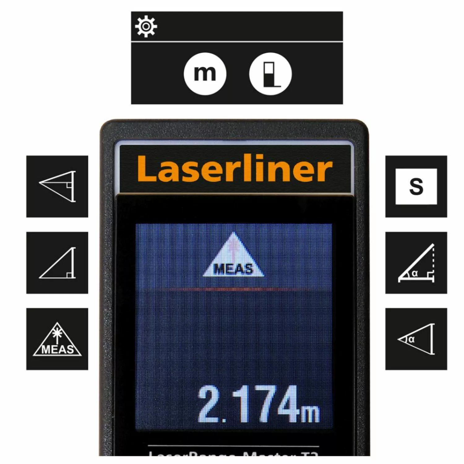 Laserliner LaserRange-Master T3 Afstandsmeter met hoekfunctie - 30m