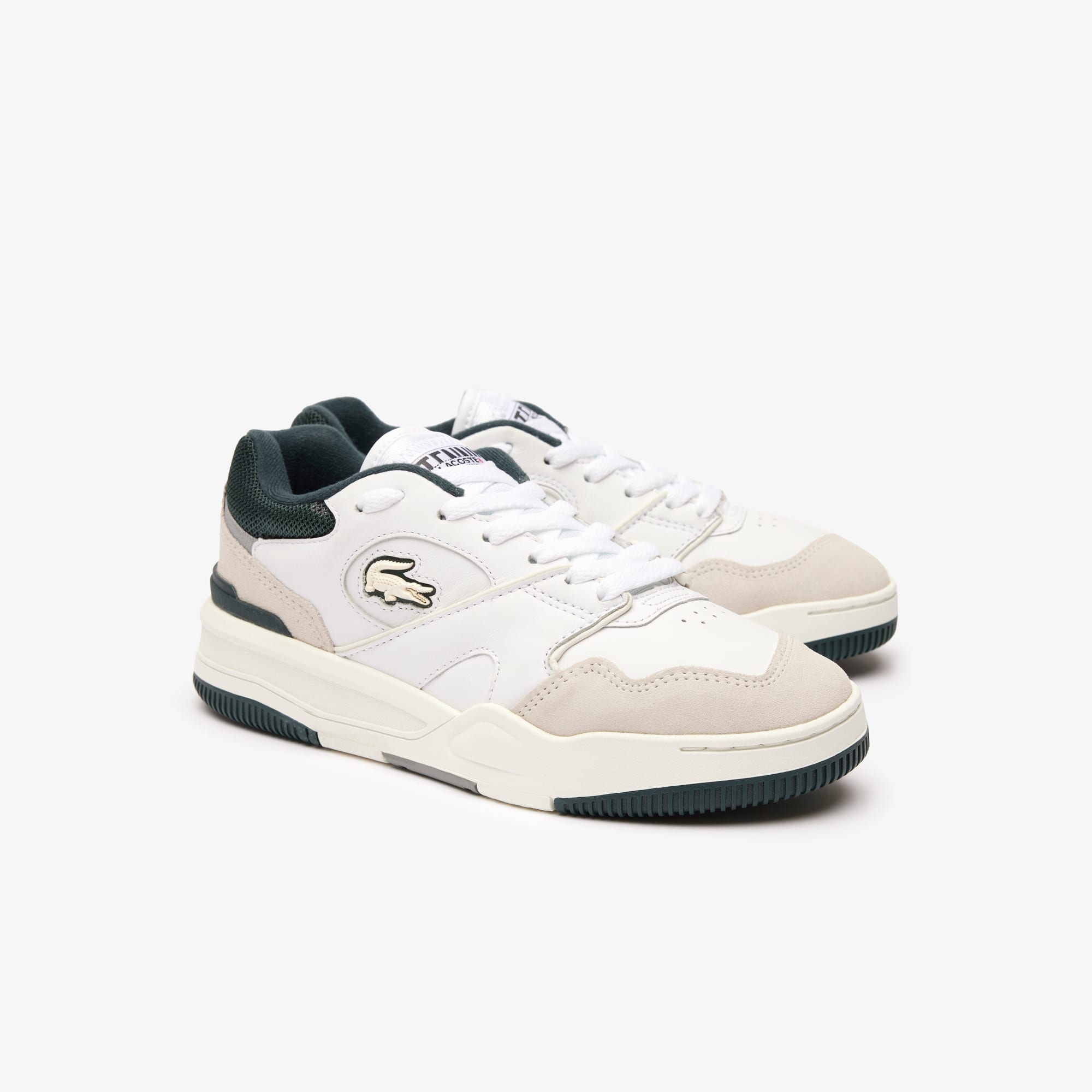 Sneakers Lineshot femme en cuir avec col en mesh Sneakers - Blanc - Lacoste - Femme