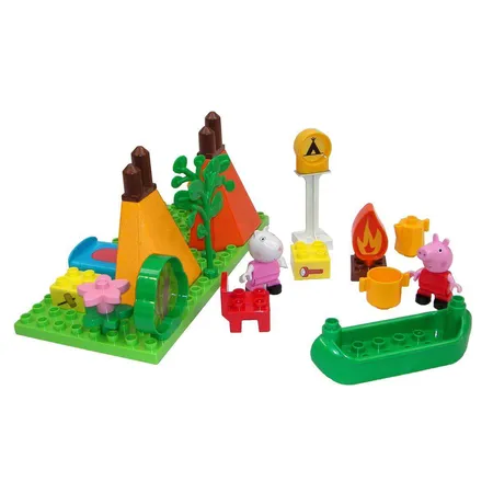 BIG Bloxx Peppa Wutz Camping Set