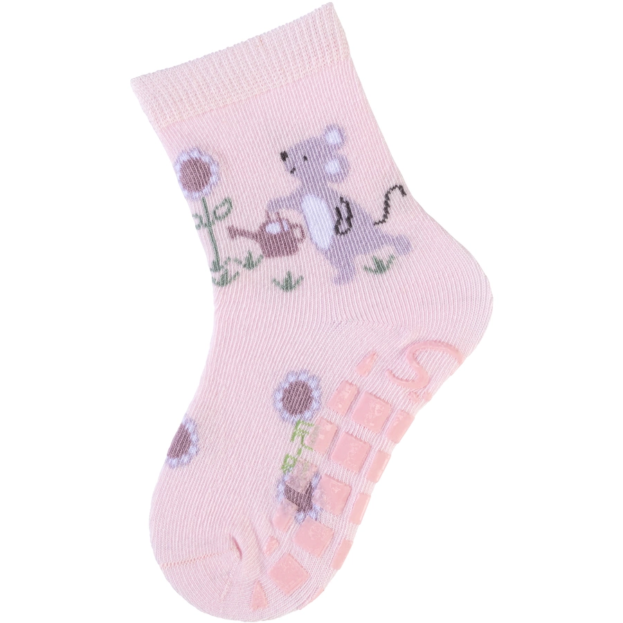 Sterntaler ABS-Söckchen Doppelpack MausHerzen rosa