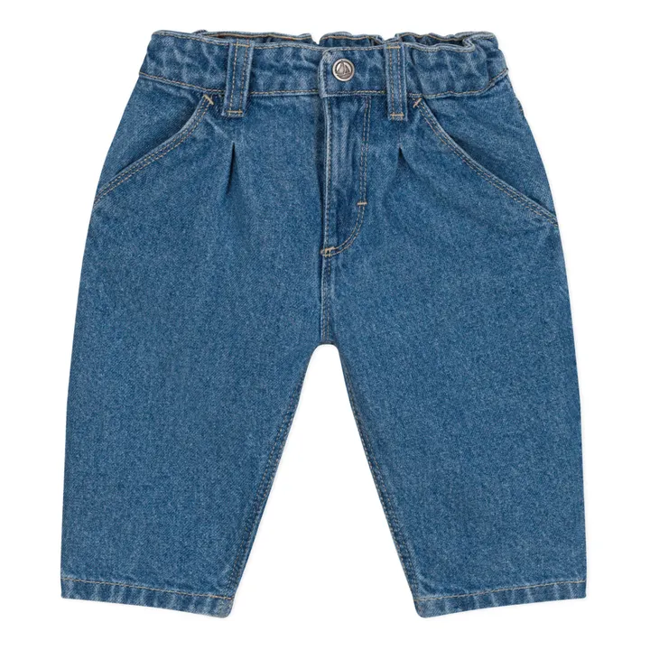Petit Bateau Sarouel Messenger Denim | Bleu jean