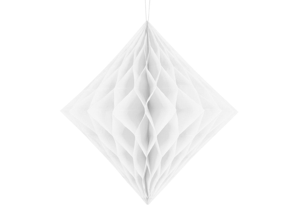 Honeycomb Diamant Wit Helder 30cm