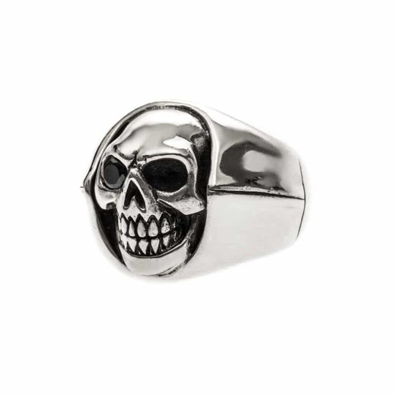 Bague Homme Tête De Mort Argent Little Skull