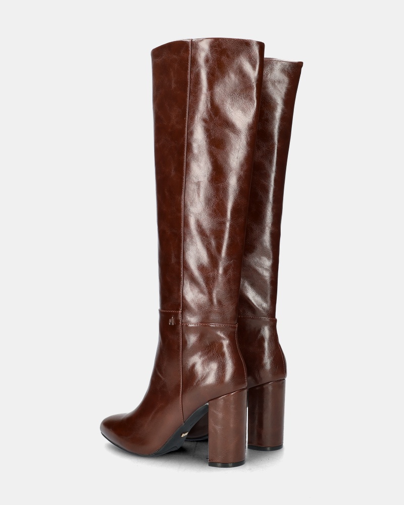 Mexx Krystal Indy Hoge laarzen  - cognac