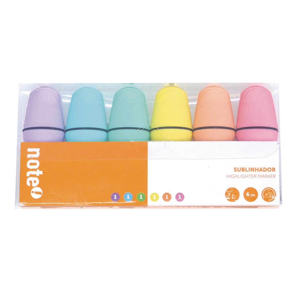 Marcadores Mini Pastel 6 unidades Note!