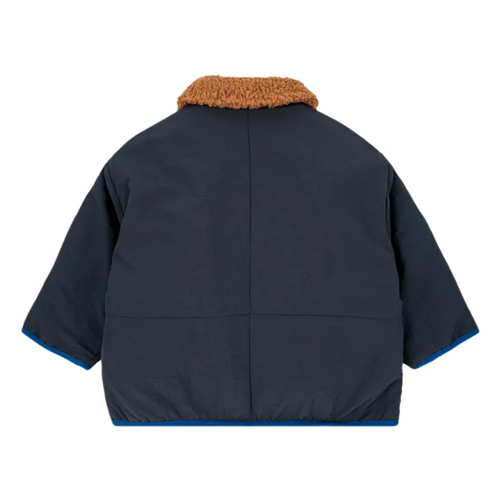 Bobo Choses Veste Réversible Façon Fourrure | Bleu nuit