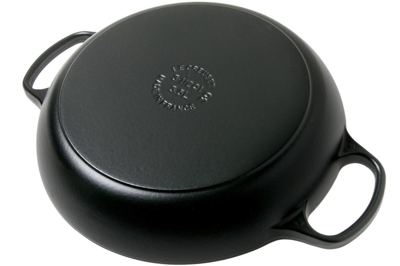 Le Creuset Campagnards braadpan 30 cm, 3,5L zwart
