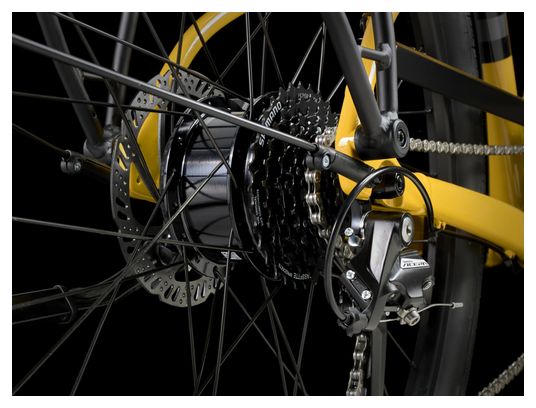 Vélo de Ville Électrique Trek Verve  1 Lowstep LT Shimano Acera 8V 27 5'' 250Wh Jaune 2025