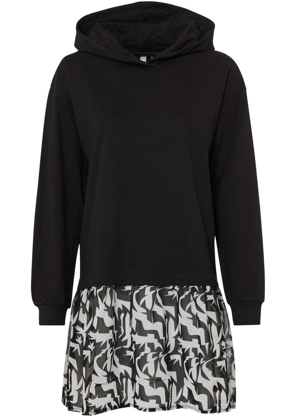 Sweat-shirt avec empiècement jupe