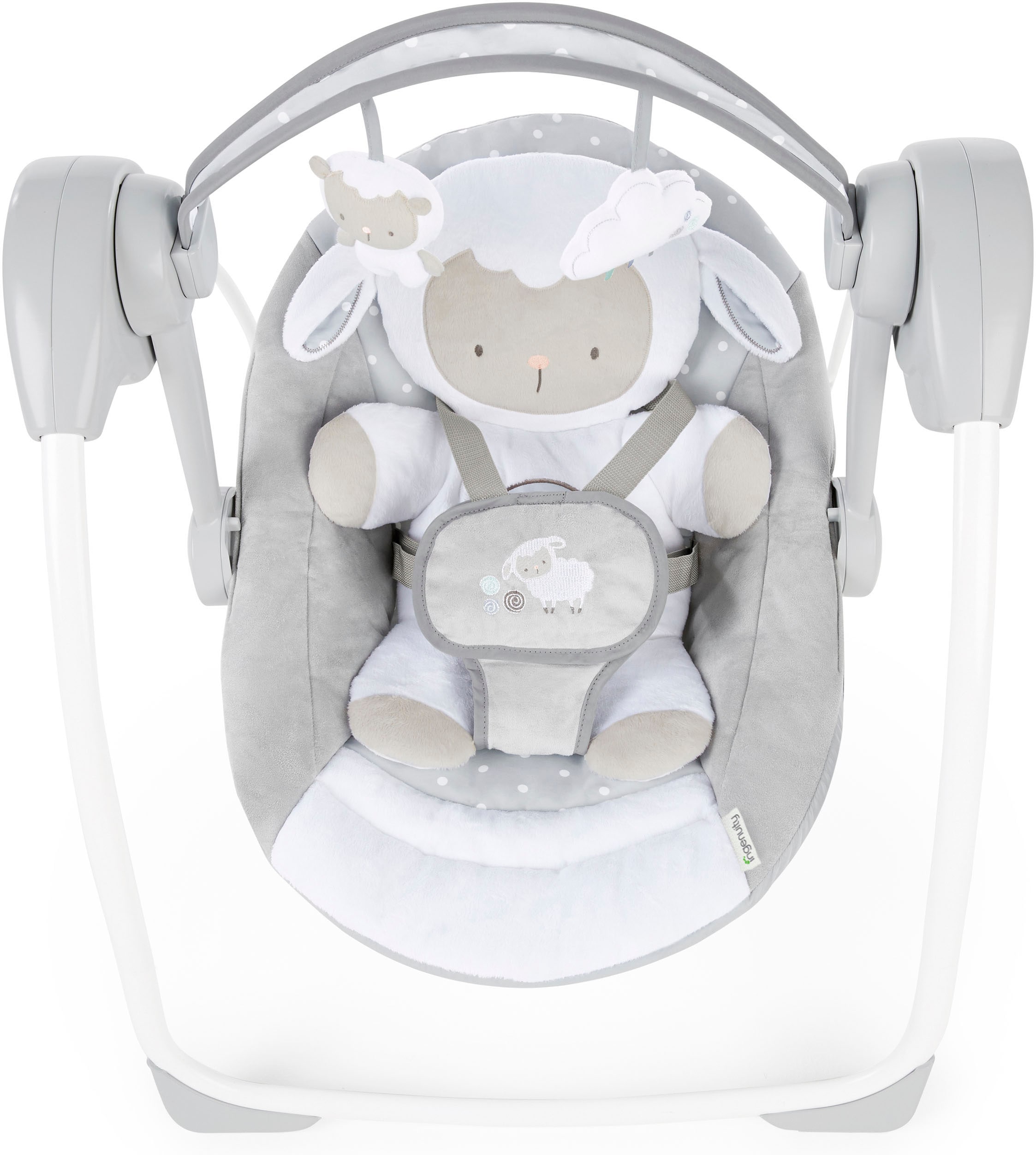 ingenuity Babyschaukel »Comfort 2 Go, Cuddle Lamb« bis 9 kg tragbar