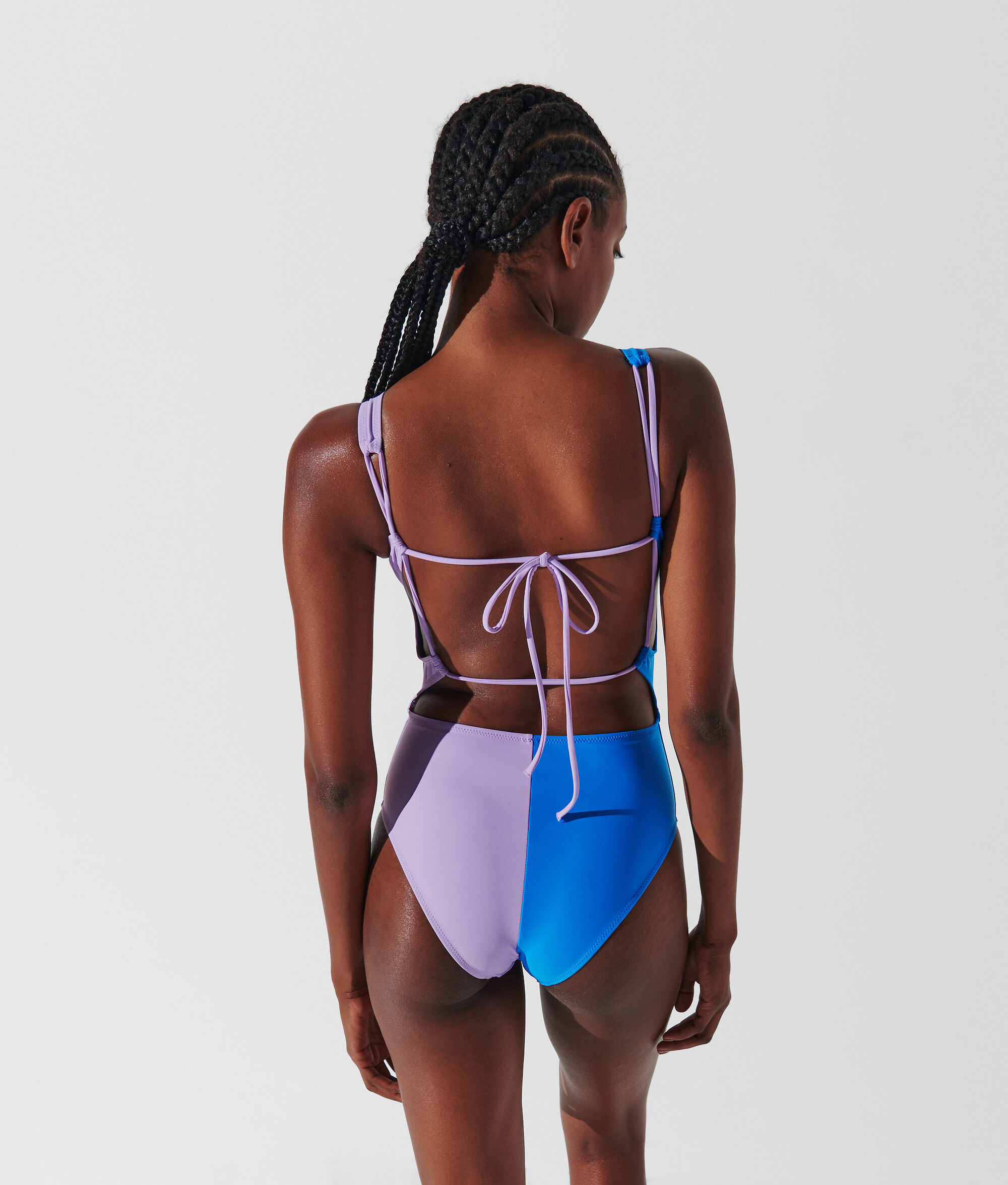 MAILLOT DE BAIN COLOR-BLOCK AVEC LOGO KARL