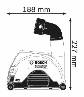 Bosch GDE 115/125 FC T in Doos - 1600A003DK