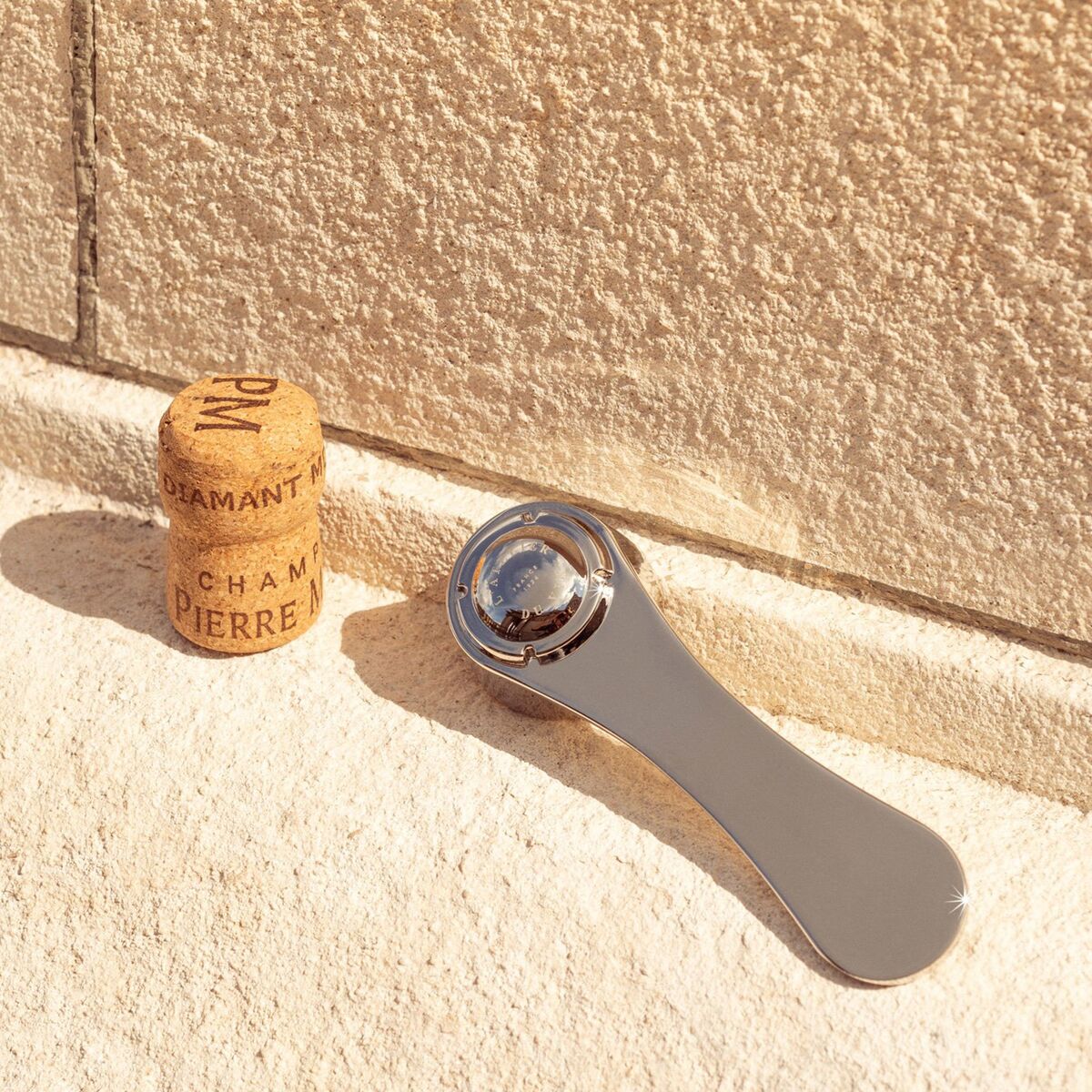 Korkåpner for champagne