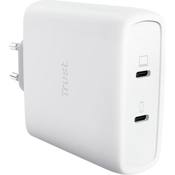 Trust Maxo Chargeur GaN USB-C 100W à 2 ports