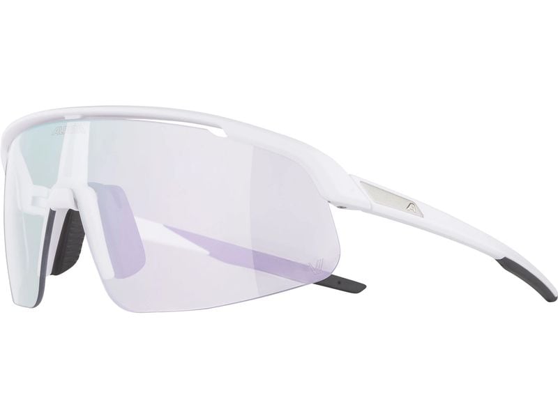 alpina Sportbrille Turbo Pro S V - Weiss matt Velobrille Cat.0-3
