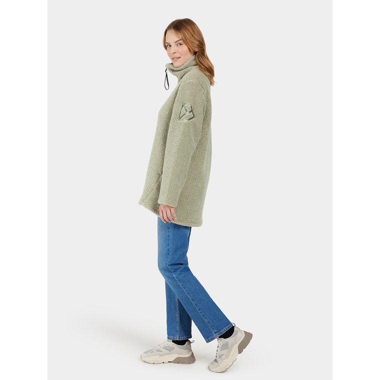 Didriksons Marina Wns Half Zip Wilted Leaf