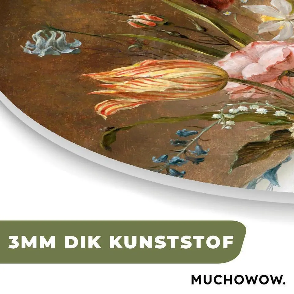 MuchoWow Wand decoratie 60x60cm Bloemstilleven Balthasar van
